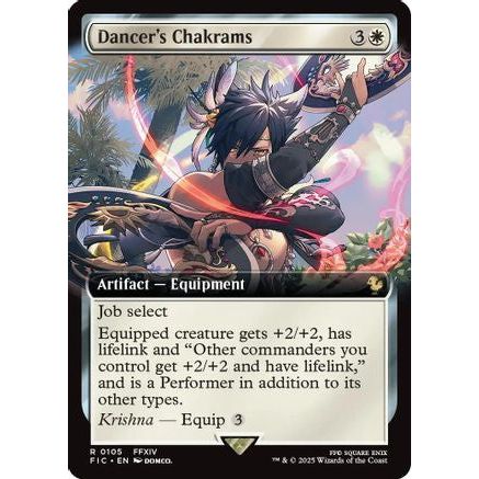 Dancer's Chakrams (Extended Art) (FIC-105) - Commander: FINAL FANTASY Foil