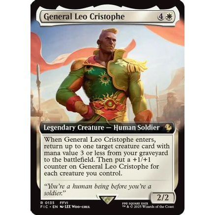 General Leo Cristophe (Extended Art) (FIC-135) - Commander: FINAL FANTASY