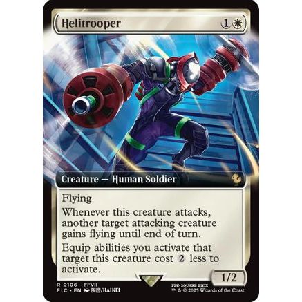 Helitrooper (Extended Art) (FIC-106) - Commander: FINAL FANTASY Foil
