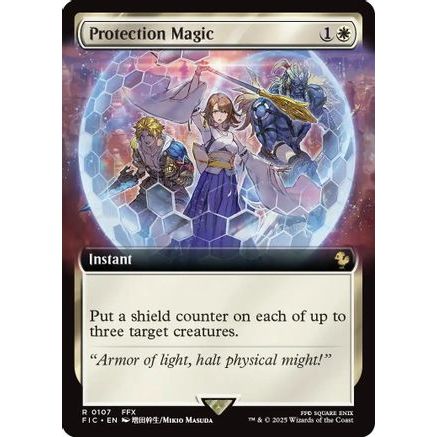 Protection Magic (Extended Art) (FIC-107) - Commander: FINAL FANTASY