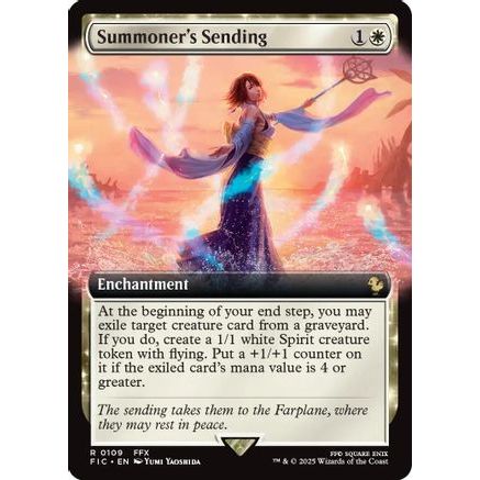 Summoner's Sending (Extended Art) (FIC-109) - Commander: FINAL FANTASY