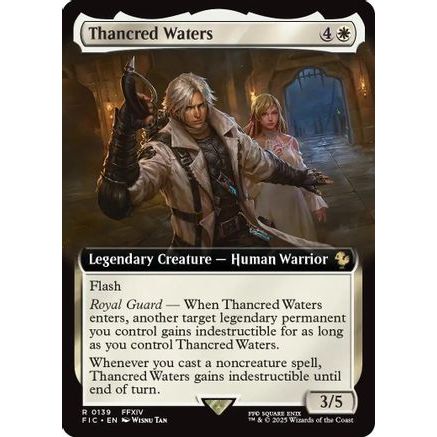 Thancred Waters (Extended Art) (FIC-139) - Commander: FINAL FANTASY Foil