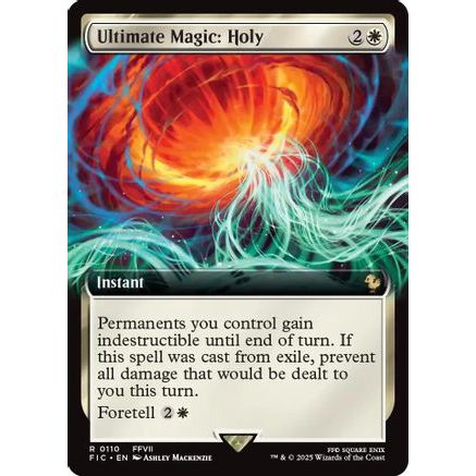 Ultimate Magic: Holy (Extended Art) (FIC-110) - Commander: FINAL FANTASY Foil