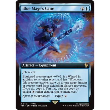 Blue Mage's Cane (Extended Art) (FIC-112) - Commander: FINAL FANTASY