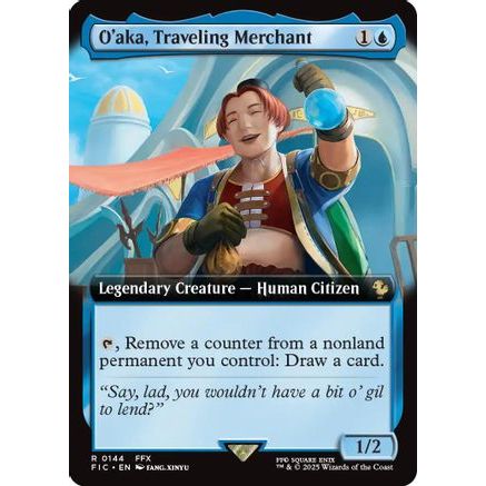 O'aka, Traveling Merchant (Extended Art) (FIC-144) - Commander: FINAL FANTASY