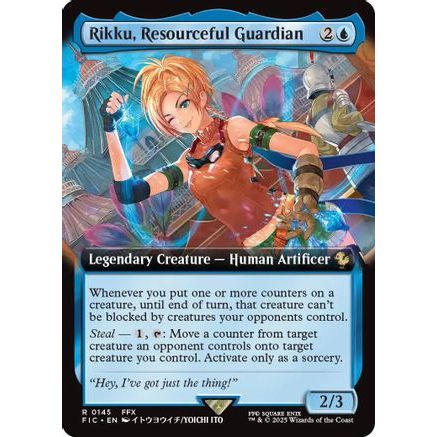 Rikku, Resourceful Guardian (Extended Art) (FIC-145) - Commander: FINAL FANTASY