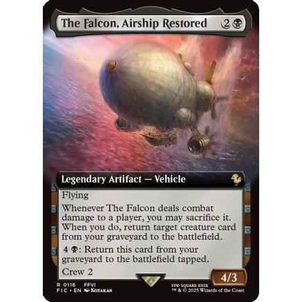 The Falcon, Airship Restored (Extended Art) (FIC-116) - Commander: FINAL FANTASY