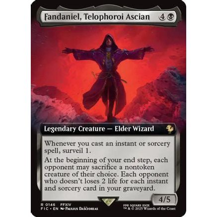 Fandaniel, Telophoroi Ascian (Extended Art) (FIC-146) - Commander: FINAL FANTASY Foil
