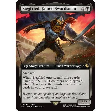 Siegfried, Famed Swordsman (Extended Art) (FIC-149) - Commander: FINAL FANTASY
