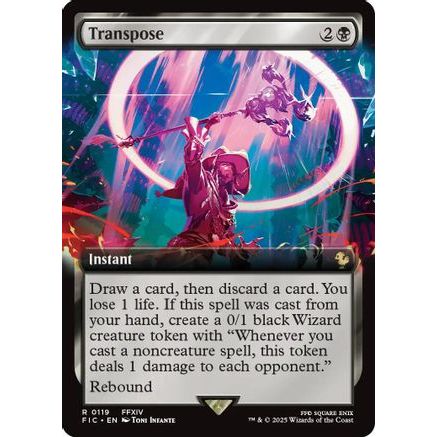 Transpose (Extended Art) (FIC-119) - Commander: FINAL FANTASY Foil