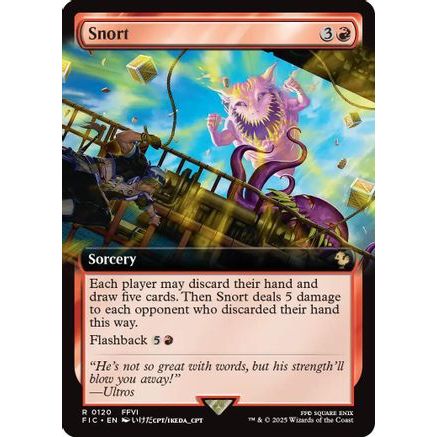 Snort (Extended Art) (FIC-120) - Commander: FINAL FANTASY Foil
