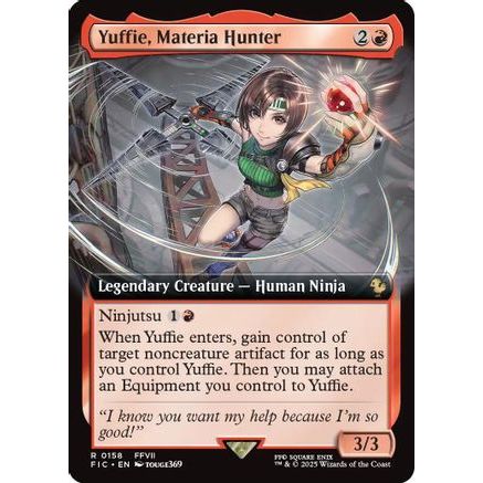 Yuffie, Materia Hunter (Extended Art) (FIC-158) - Commander: FINAL FANTASY