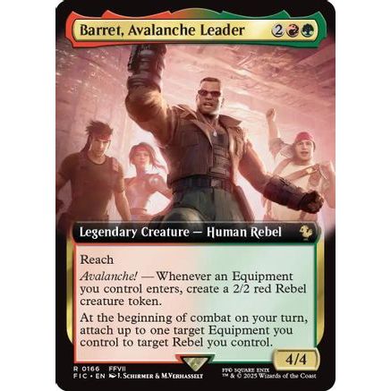 Barret, Avalanche Leader (Extended Art) (FIC-166) - Commander: FINAL FANTASY