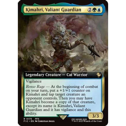 Kimahri, Valiant Guardian (Extended Art) (FIC-175) - Commander: FINAL FANTASY Foil