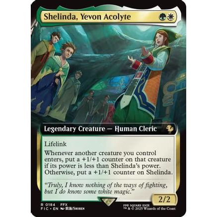 Shelinda, Yevon Acolyte (Extended Art) (FIC-184) - Commander: FINAL FANTASY Foil