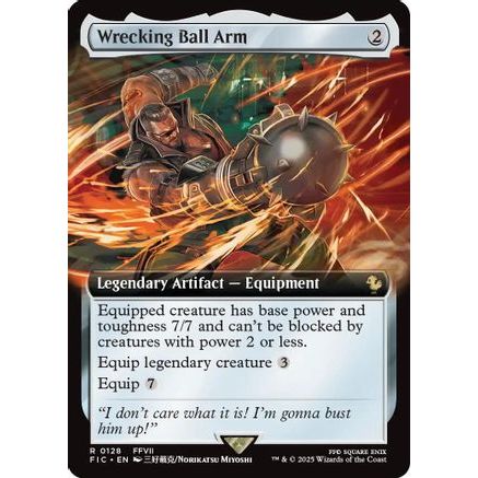 Wrecking Ball Arm (Extended Art) (FIC-128) - Commander: FINAL FANTASY Foil