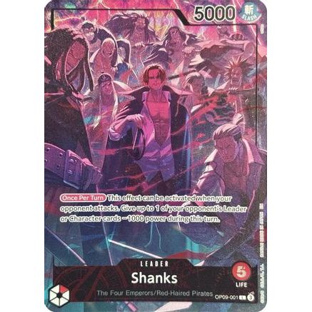 Shanks (English Version 2nd Anniversary Set) (OP09-001) - One Piece Promotion Cards Foil
