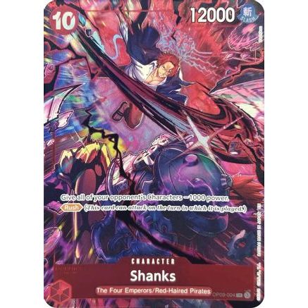 Shanks (004) (English Version 2nd Anniversary Set) (OP09-004) - One Piece Promotion Cards Foil