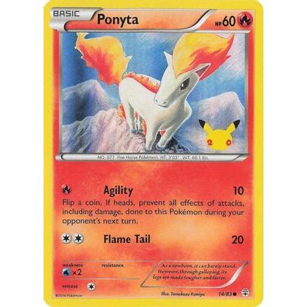 Ponyta (UK Exclusive Promo) 14 - Miscellaneous Cards & Products Holofoil