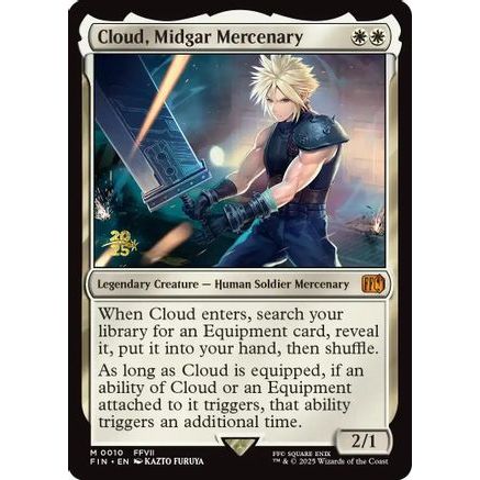 Cloud, Midgar Mercenary (PRE-010) - Prerelease Cards Foil