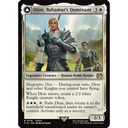 Dion, Bahamut's Dominant (PRE-016) - Prerelease Cards Foil