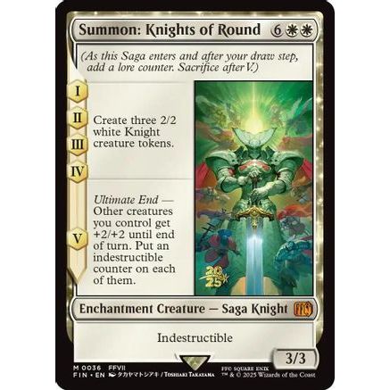 Summon: Knights of Round (PRE-036) - Prerelease Cards Foil
