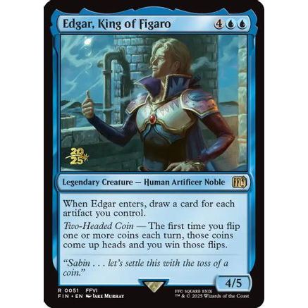 Edgar, King of Figaro (PRE-051) - Prerelease Cards Foil