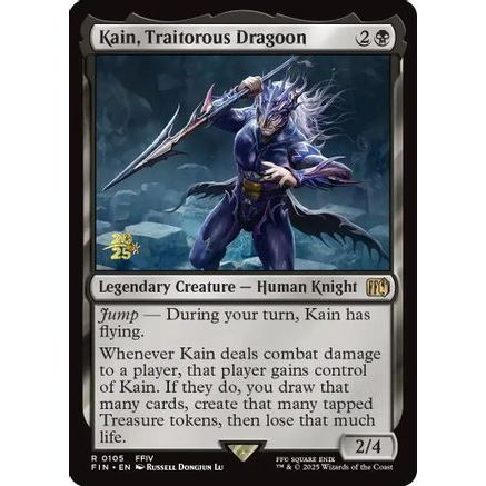 Kain, Traitorous Dragoon (PRE-105) - Prerelease Cards Foil