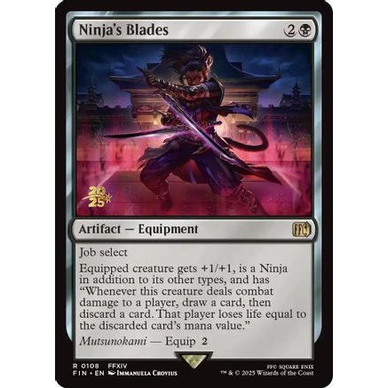 Ninja's Blades (PRE-108) - Prerelease Cards Foil