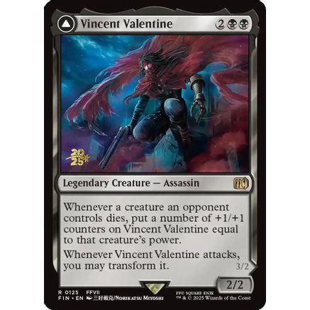 Vincent Valentine (PRE-125) - Prerelease Cards Foil