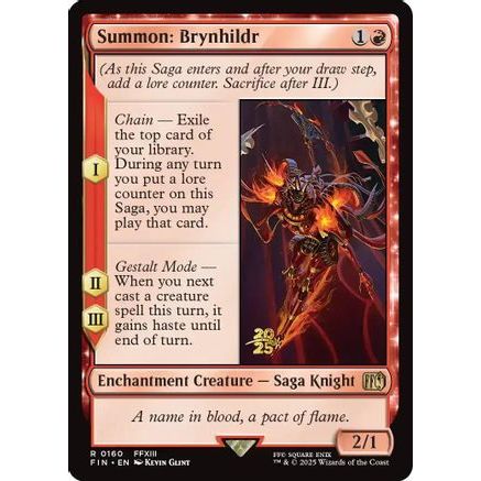 Summon: Brynhildr (PRE-160) - Prerelease Cards Foil