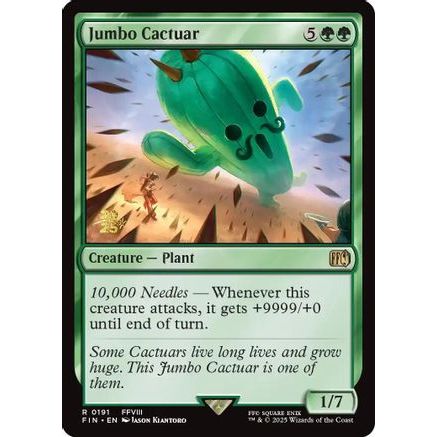 Jumbo Cactuar (PRE-191) - Prerelease Cards Foil