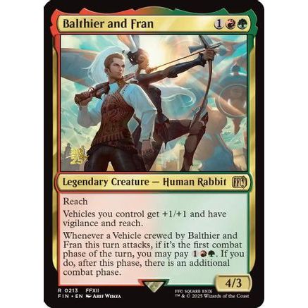 Balthier and Fran (PRE-213) - Prerelease Cards Foil