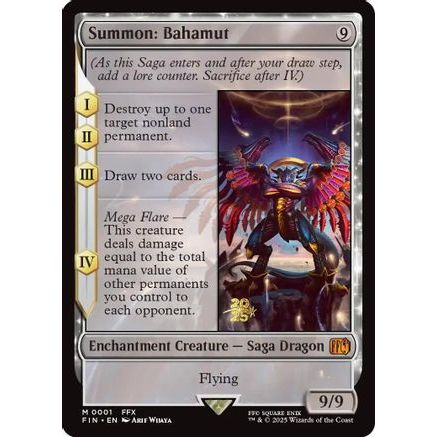Summon: Bahamut (PRE-001) - Prerelease Cards Foil