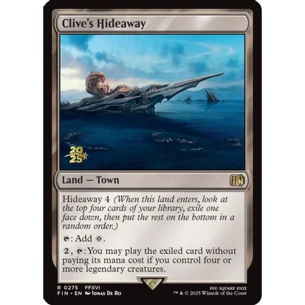 Clive's Hideaway (PRE-275) - Prerelease Cards Foil