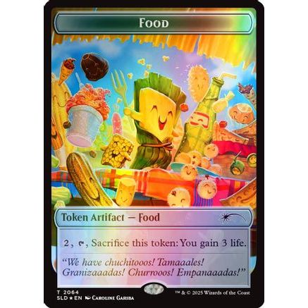 Food Token (2064) (Rainbow Foil) (SLD-2064) - Secret Lair Drop Series Foil