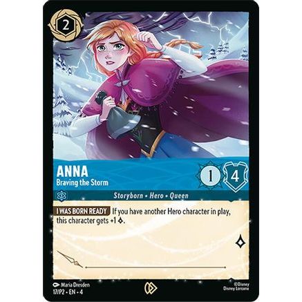 Anna - Braving the Storm (17/P2) - Disney Lorcana Promo Cards