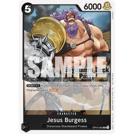 Jesus Burgess (Beginners Deck Party [ST-23] - [ST-28] Participation Pack) (OP10-085) - One Piece Promotion Cards
