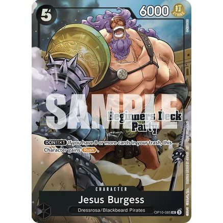 Jesus Burgess (Beginners Deck Party [ST-23] - [ST-28] Winner Pack) (OP10-085) - One Piece Promotion Cards Foil