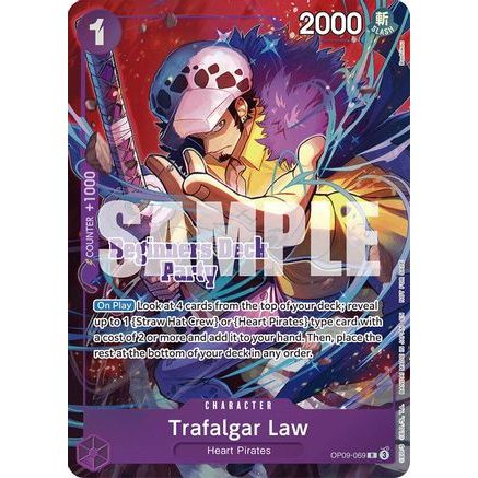 Trafalgar Law (Beginners Deck Party [ST-23] - [ST-28] Winner Pack) (OP09-069) - One Piece Promotion Cards Foil