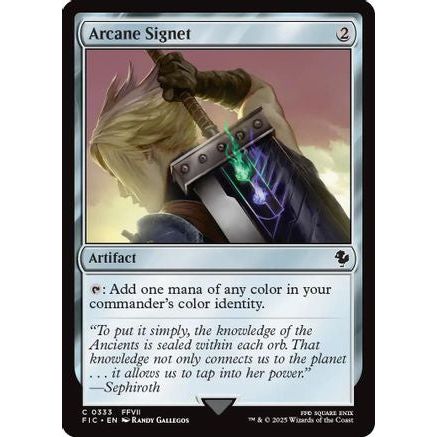 Arcane Signet (0333) (Surge Foil) (FIC-333) - Commander: FINAL FANTASY Foil