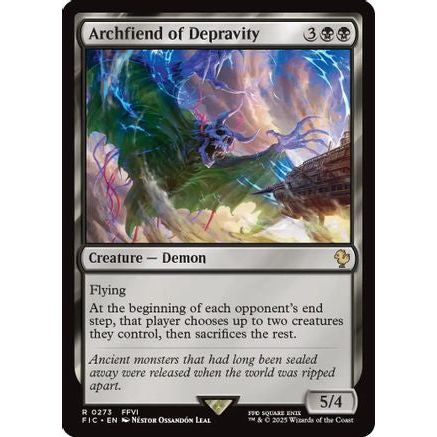 Archfiend of Depravity (Surge Foil) (FIC-273) - Commander: FINAL FANTASY Foil
