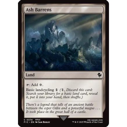 Ash Barrens (Surge Foil) (FIC-374) - Commander: FINAL FANTASY Foil
