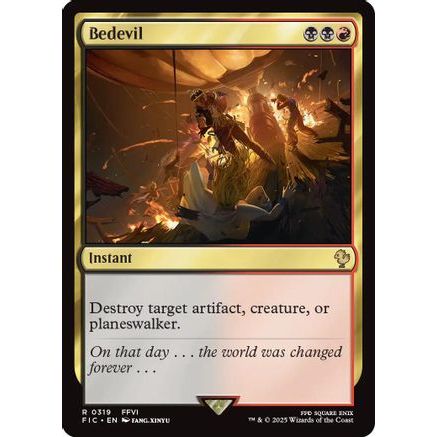 Bedevil (Surge Foil) (FIC-319) - Commander: FINAL FANTASY Foil