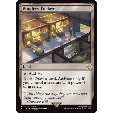 Bonders' Enclave (Surge Foil) (FIC-376) - Commander: FINAL FANTASY Foil