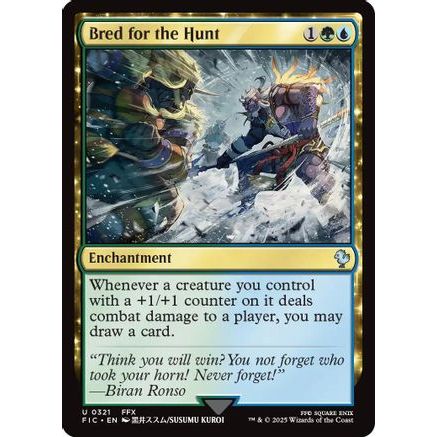 Bred for the Hunt (Surge Foil) (FIC-321) - Commander: FINAL FANTASY Foil