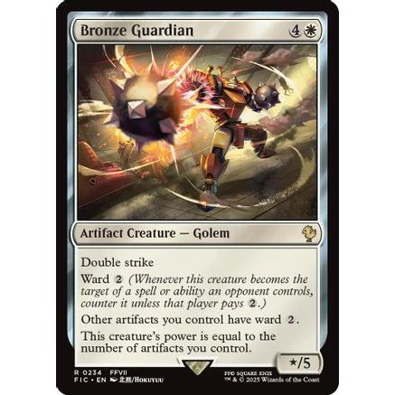 Bronze Guardian (Surge Foil) (FIC-234) - Commander: FINAL FANTASY Foil