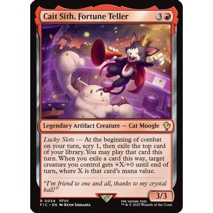 Cait Sith, Fortune Teller (Surge Foil) (FIC-054) - Commander: FINAL FANTASY Foil