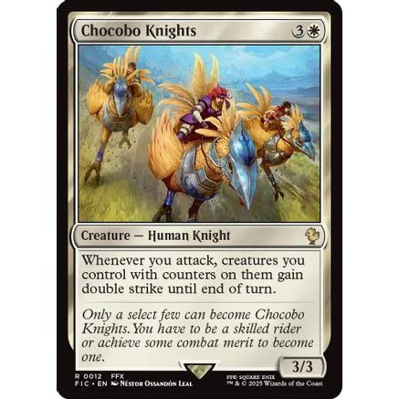 Chocobo Knights (Surge Foil) (FIC-012) - Commander: FINAL FANTASY Foil