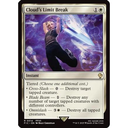 Cloud's Limit Break (Surge Foil) (FIC-014) - Commander: FINAL FANTASY Foil